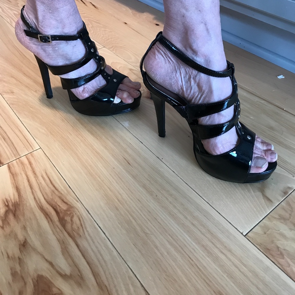 Leather Platform Sandals